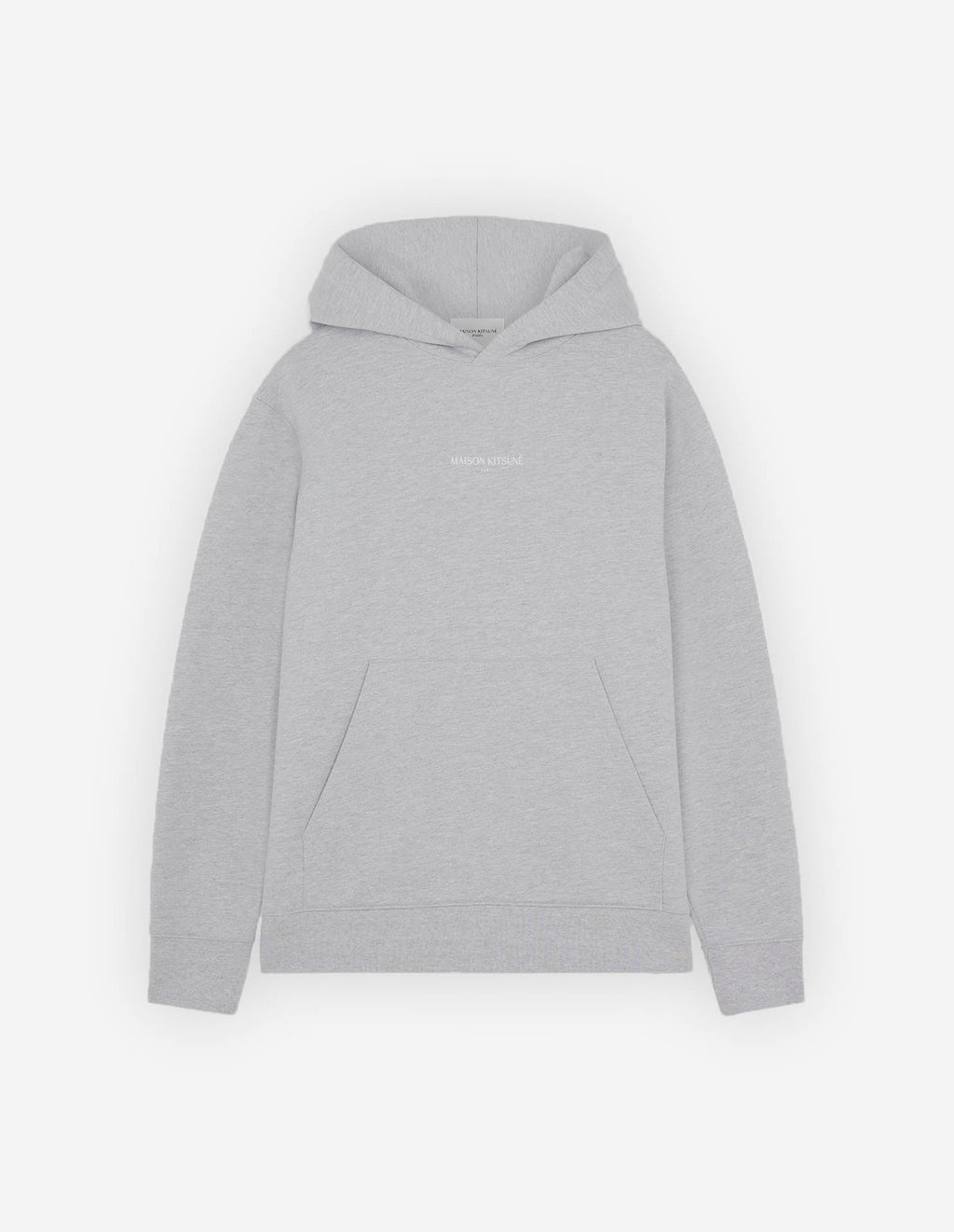  MAISON KITSUNE EMBROIDERED CORDLESS HOODIE