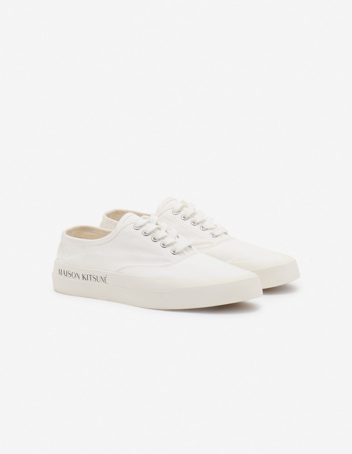  MK PRINTED SOLE CANVAS LACED SNEAKERS
