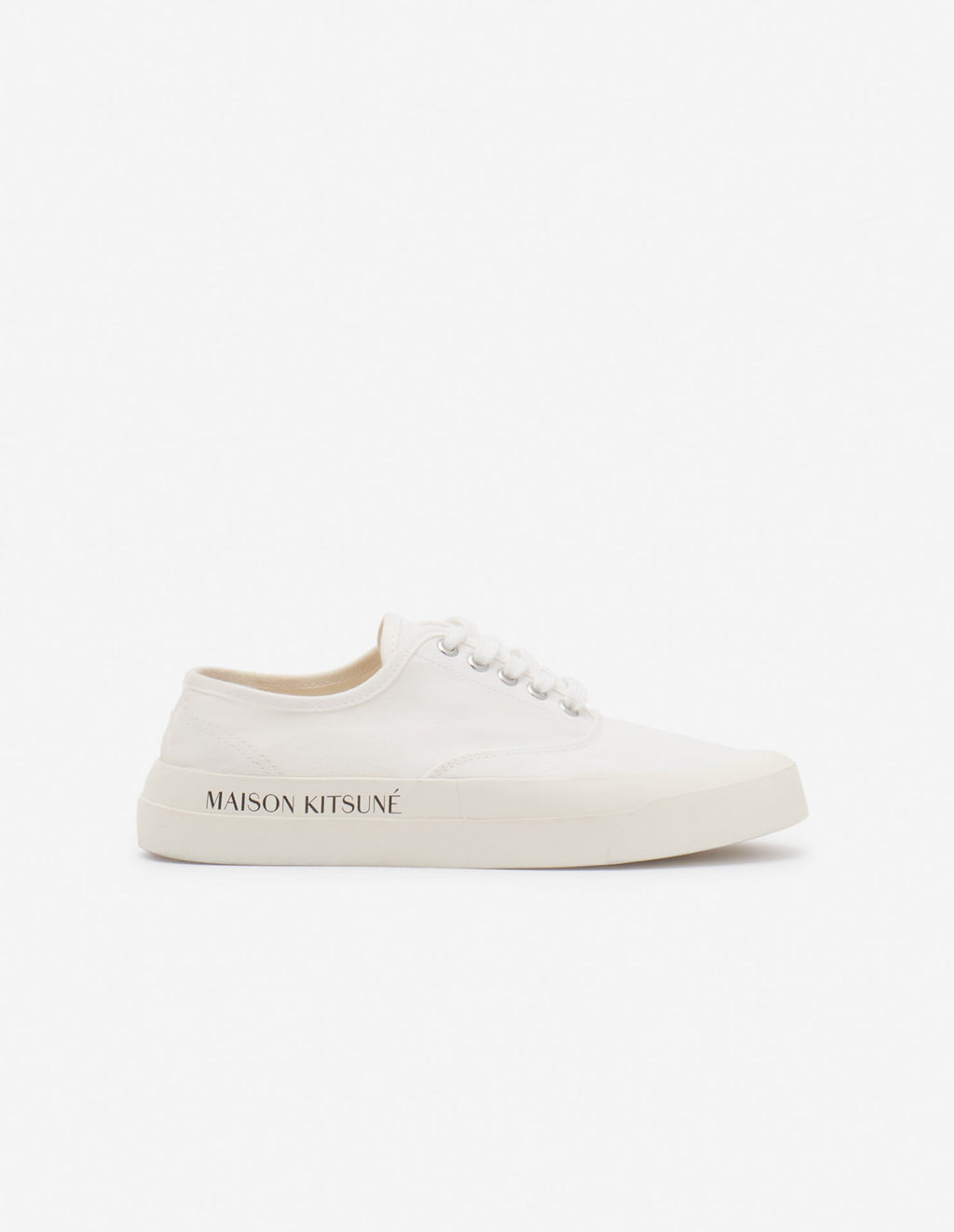  MK PRINTED SOLE CANVAS LACED SNEAKERS