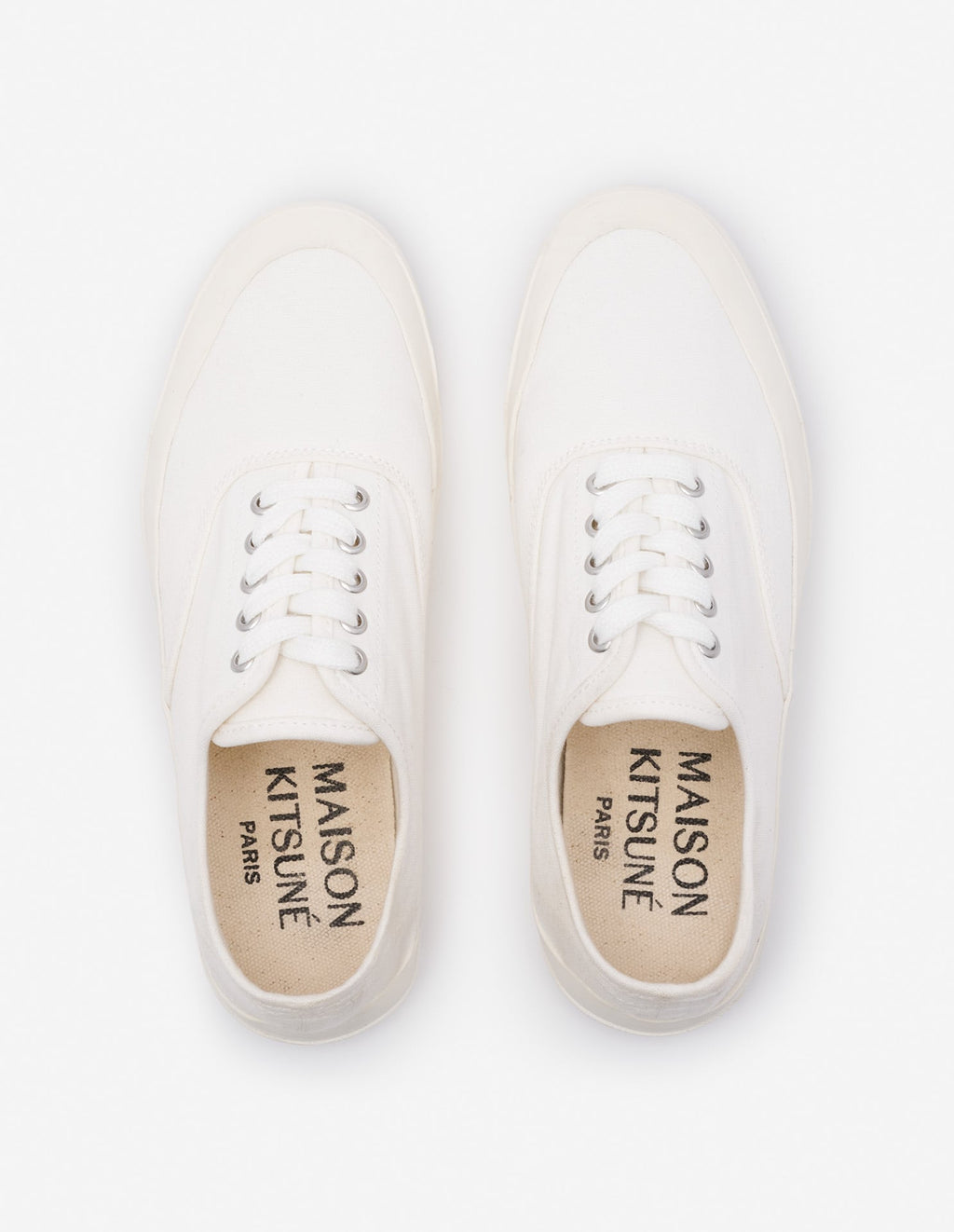  MK PRINTED SOLE CANVAS LACED SNEAKERS