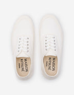 MK PRINTED SOLE CANVAS LACED SNEAKERS