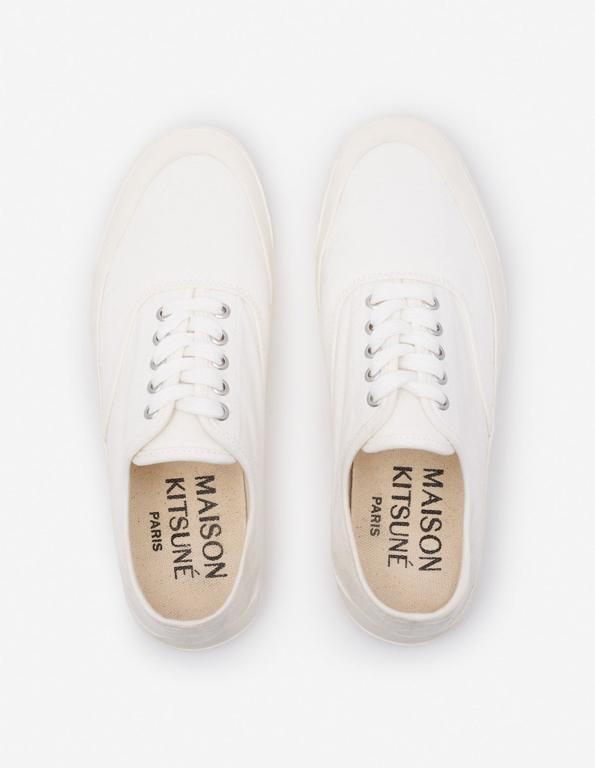  MK PRINTED SOLE CANVAS LACED SNEAKERS