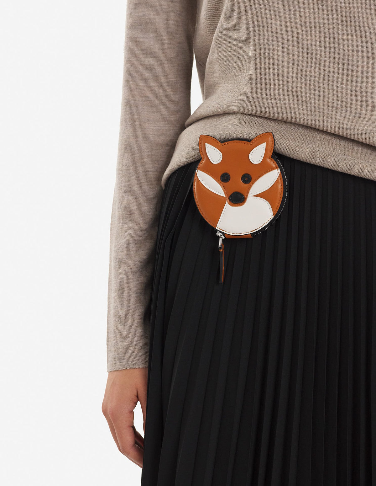  FOX HEAD COIN PURSE WITH HOOK