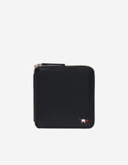  TRICOLOR FOX SQUARE ZIPPED WALLET