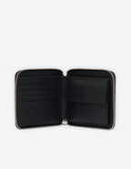  TRICOLOR FOX SQUARE ZIPPED WALLET