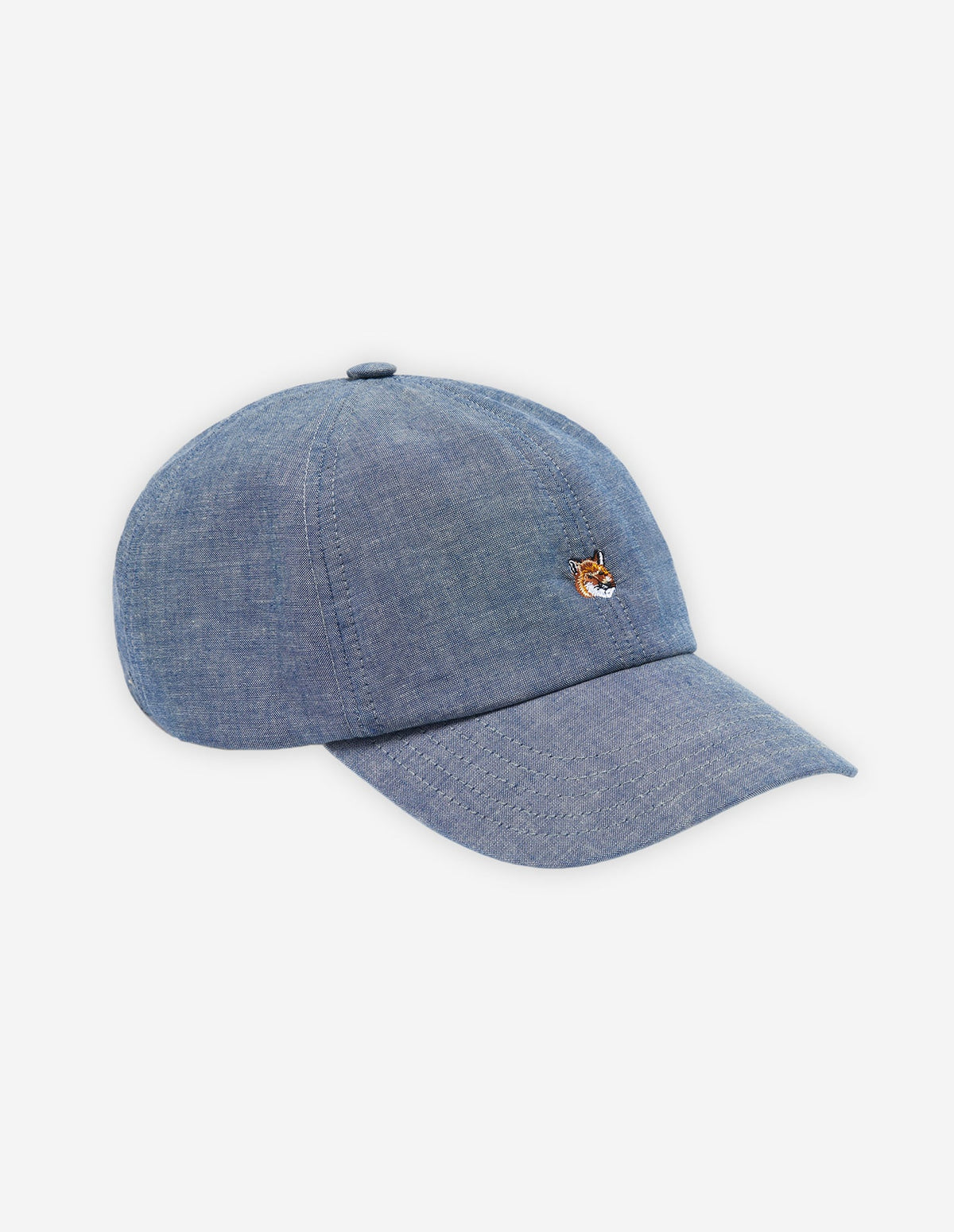  SMALL FOX HEAD EMBROIDERY 6P CAP
