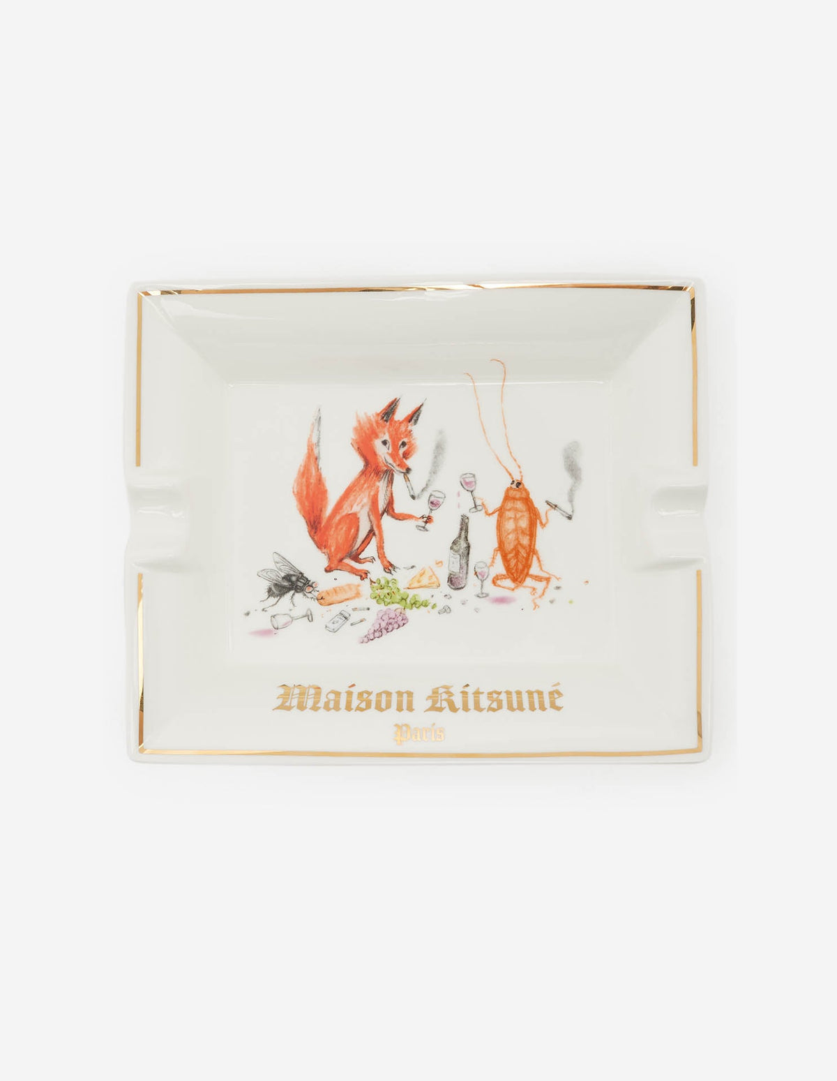  OLY BON APPETIT ASHTRAY