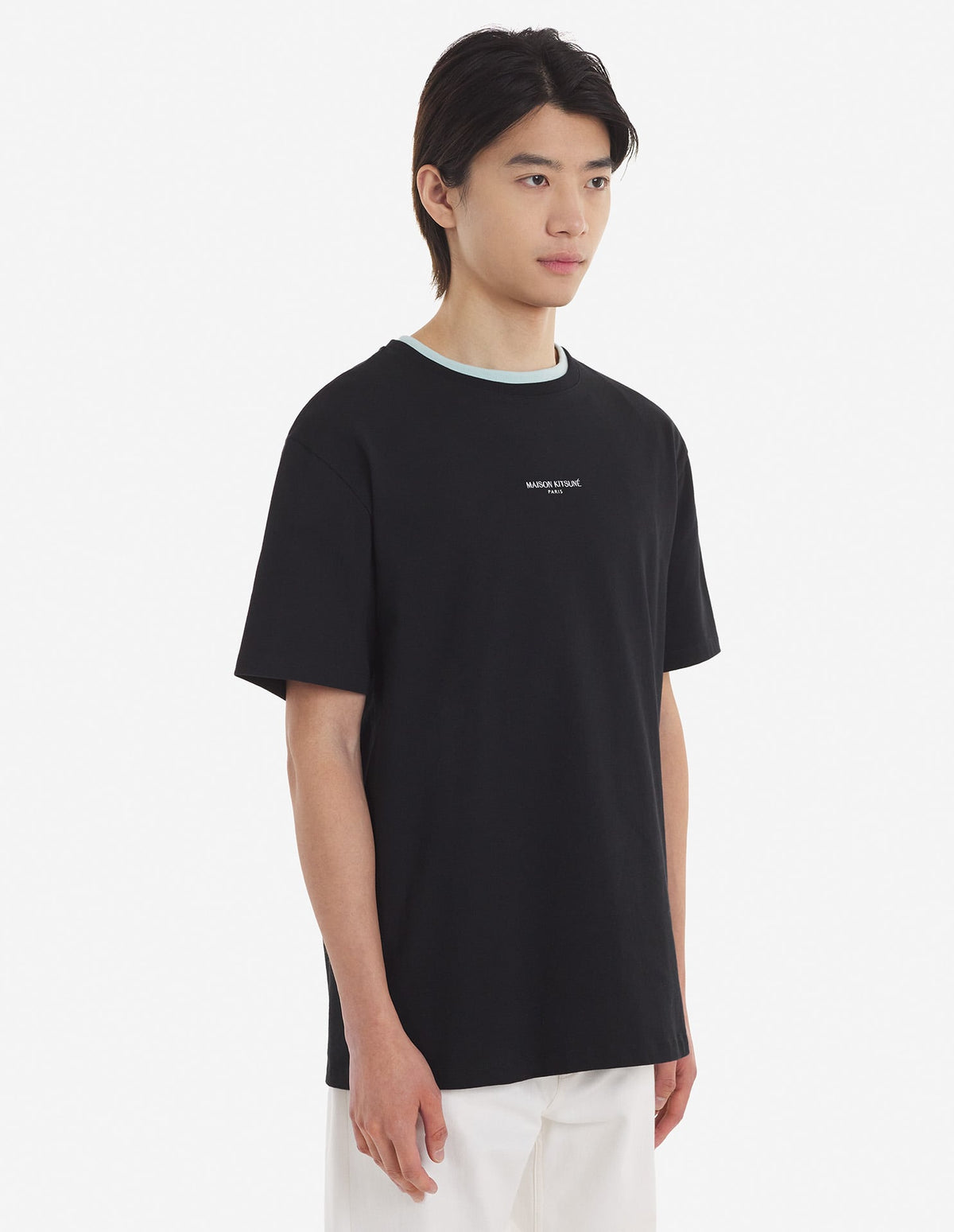 MAISON KITSUNE EMBROIDEREDRELAXED TEE-SHIRT