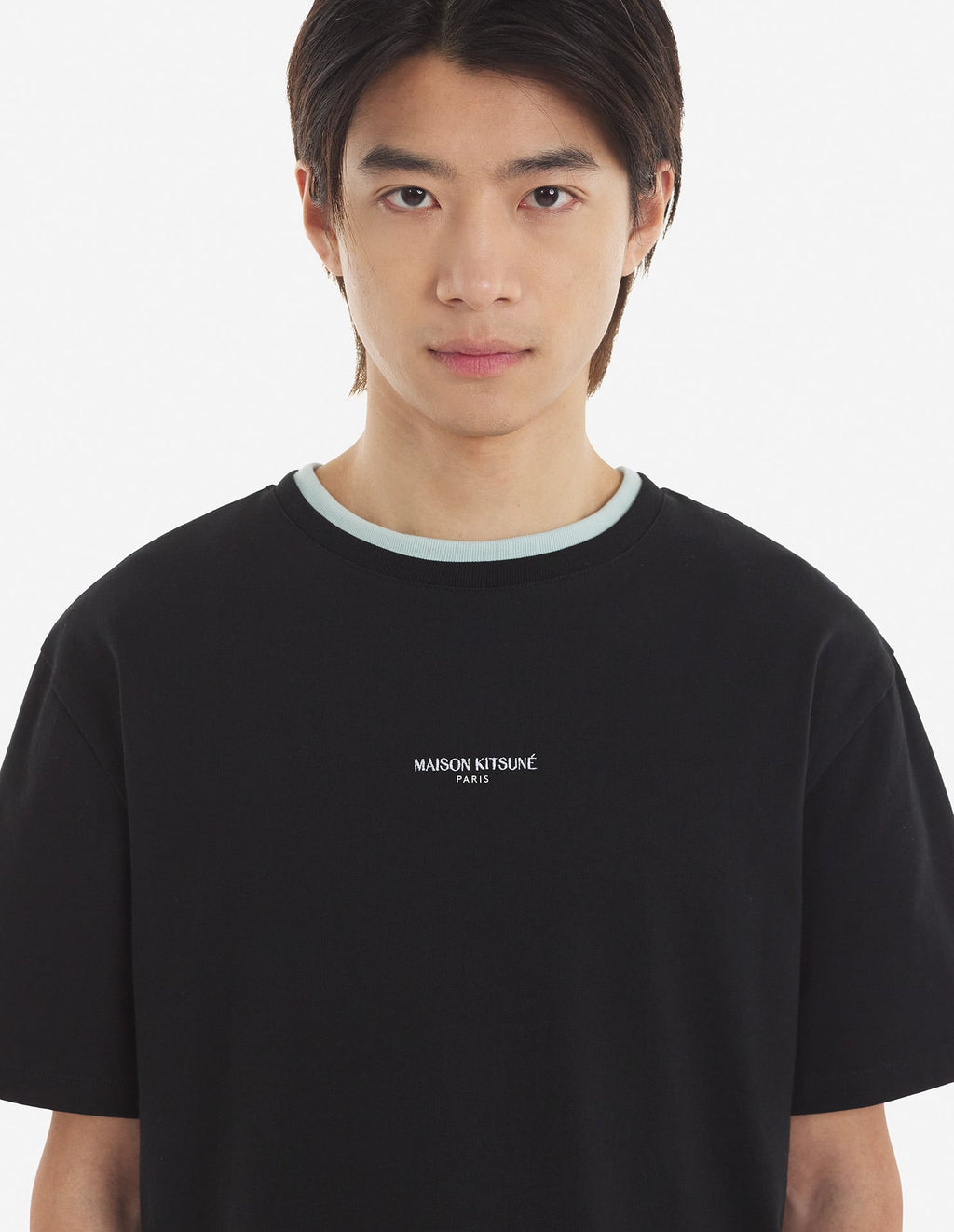  MAISON KITSUNE EMBROIDEREDRELAXED TEE-SHIRT