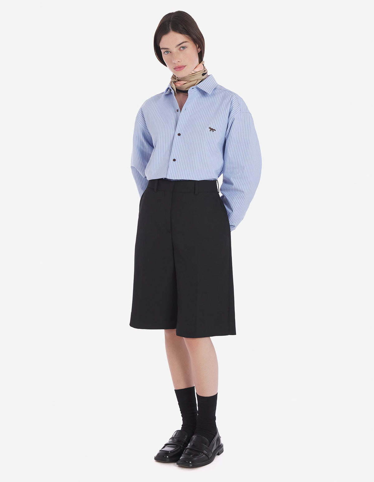 BABY FOX STRIPED SHIRT