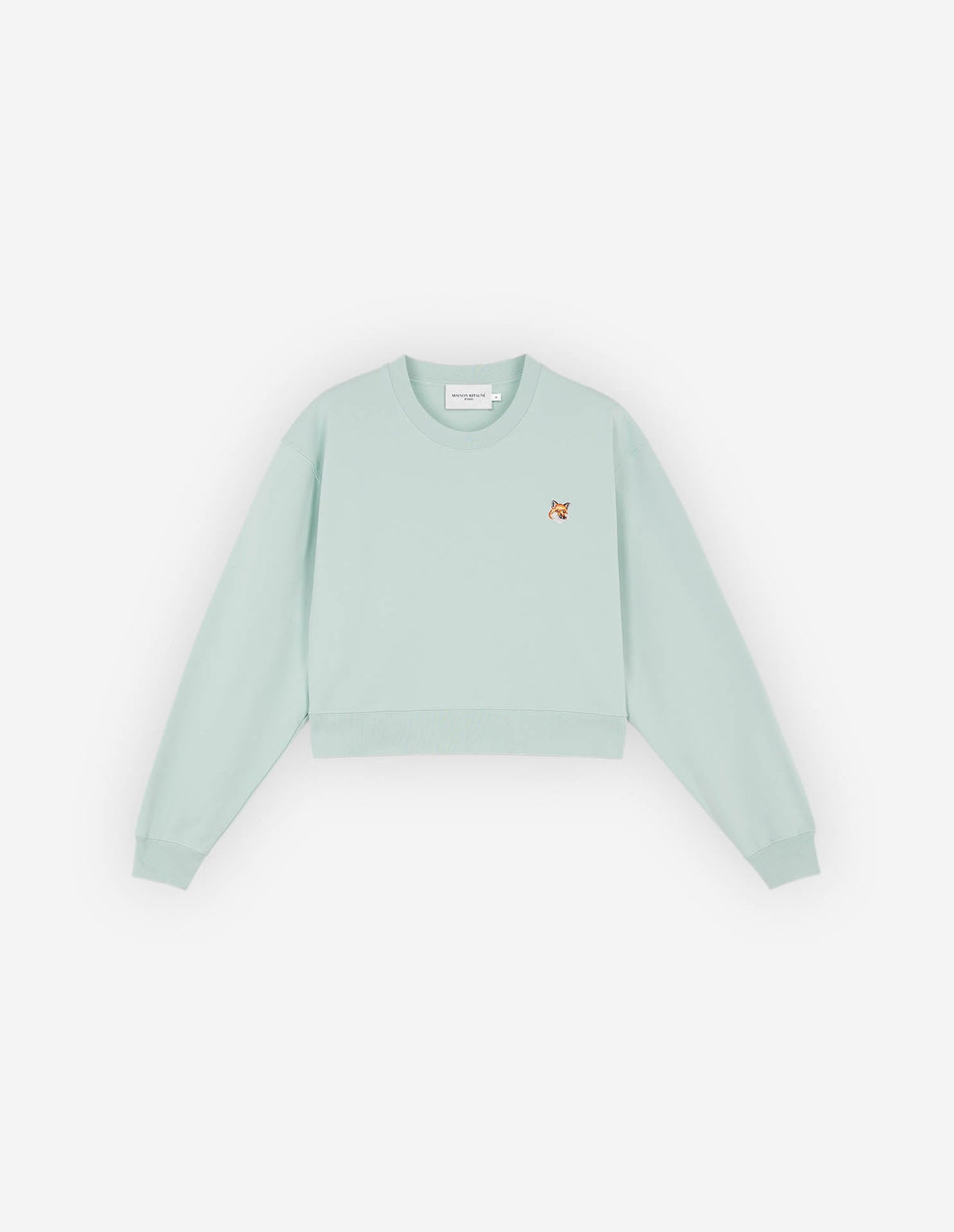  FOX HEAD PATCH CROPPED SWEATSHIRT