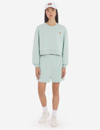  FOX HEAD PATCH CROPPED SWEATSHIRT