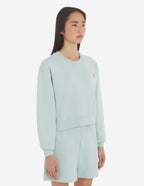  FOX HEAD PATCH CROPPED SWEATSHIRT