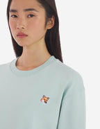  FOX HEAD PATCH CROPPED SWEATSHIRT