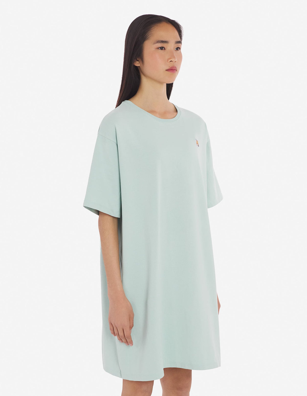  FOX HEAD PATCH RELAXED TEE-SHIRT DRESS