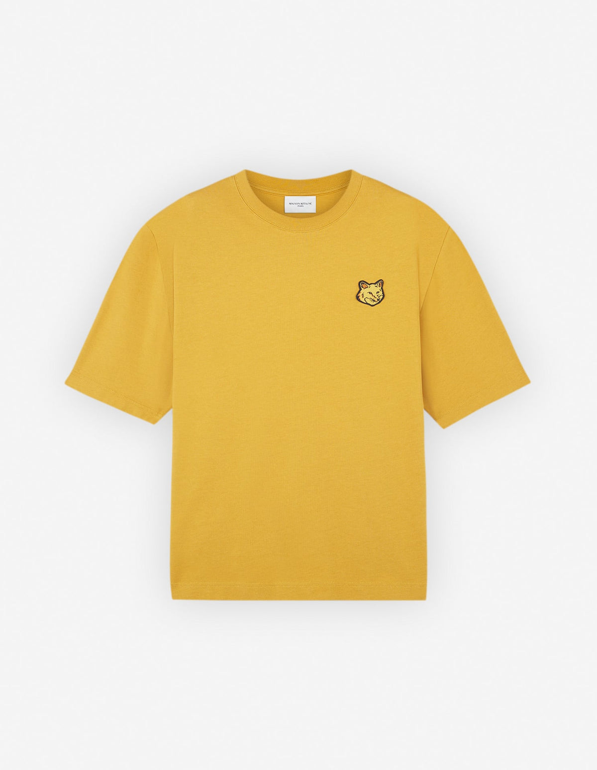  BOLD FOX HEAD PATCH OVERSIZE TEE-SHIRT