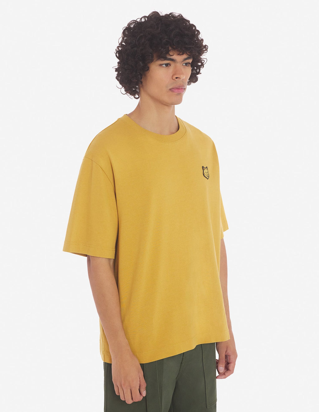  BOLD FOX HEAD PATCH OVERSIZE TEE-SHIRT
