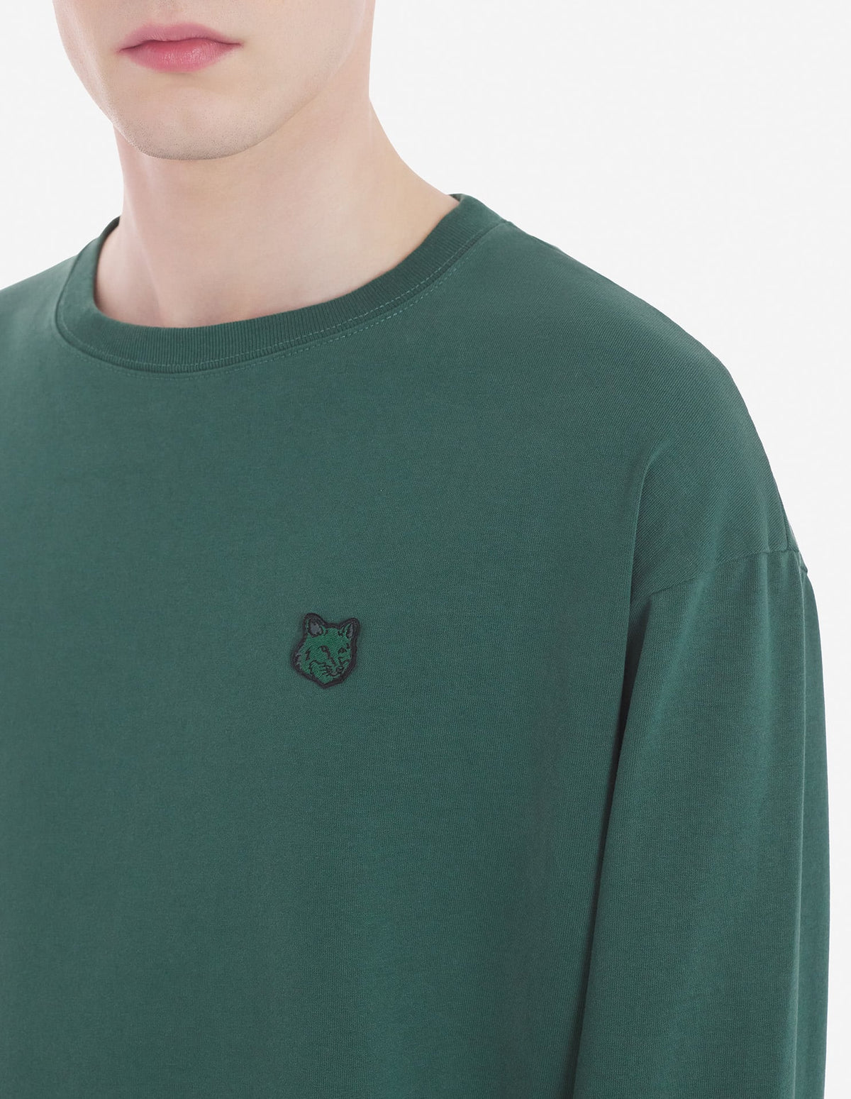 BOLD FOX HEAD PATCH COMFORT LONG SLEEVES TEE SHIRT