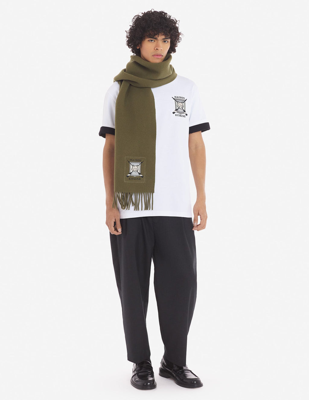  COLLEGE FOX EMBROIDERED COMFORT TEE-SHIRT