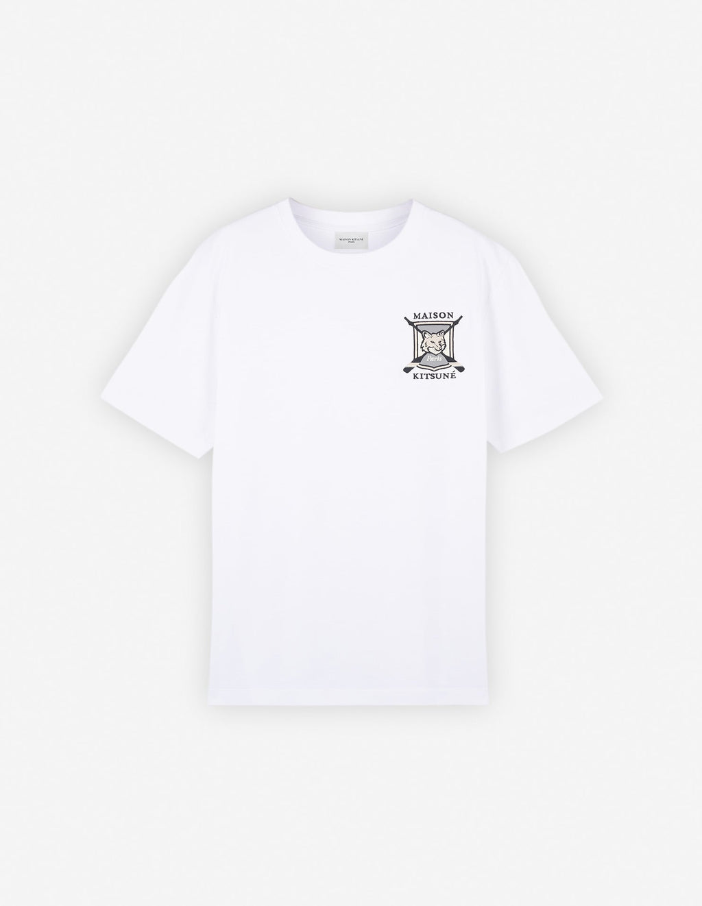  COLLEGE FOX EMBROIDERED COMFORT TEE-SHIRT