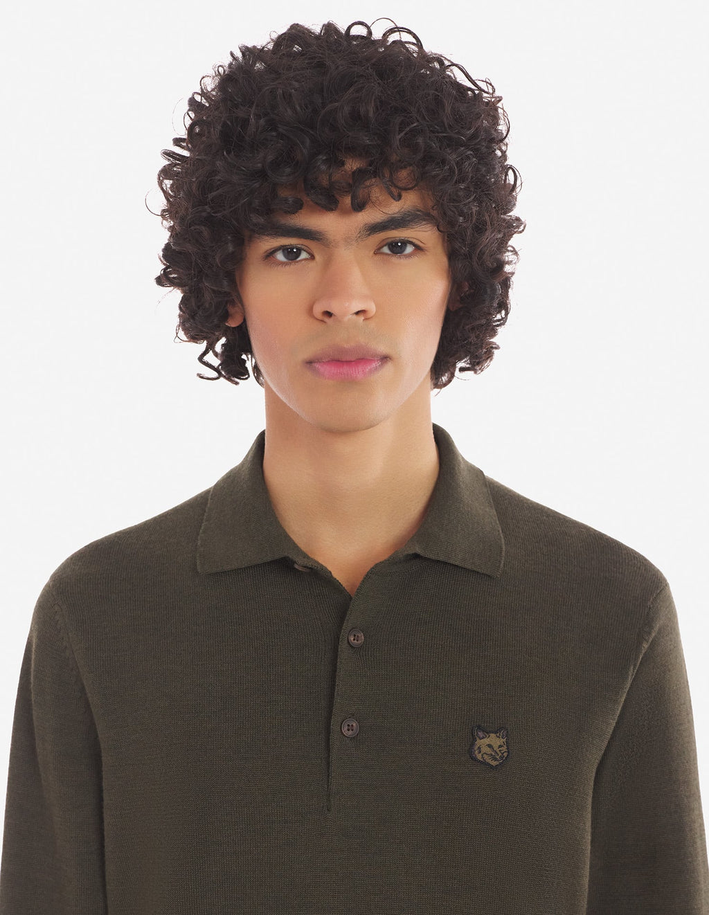  BOLD FOX HEAD PATCH POLO JUMPER