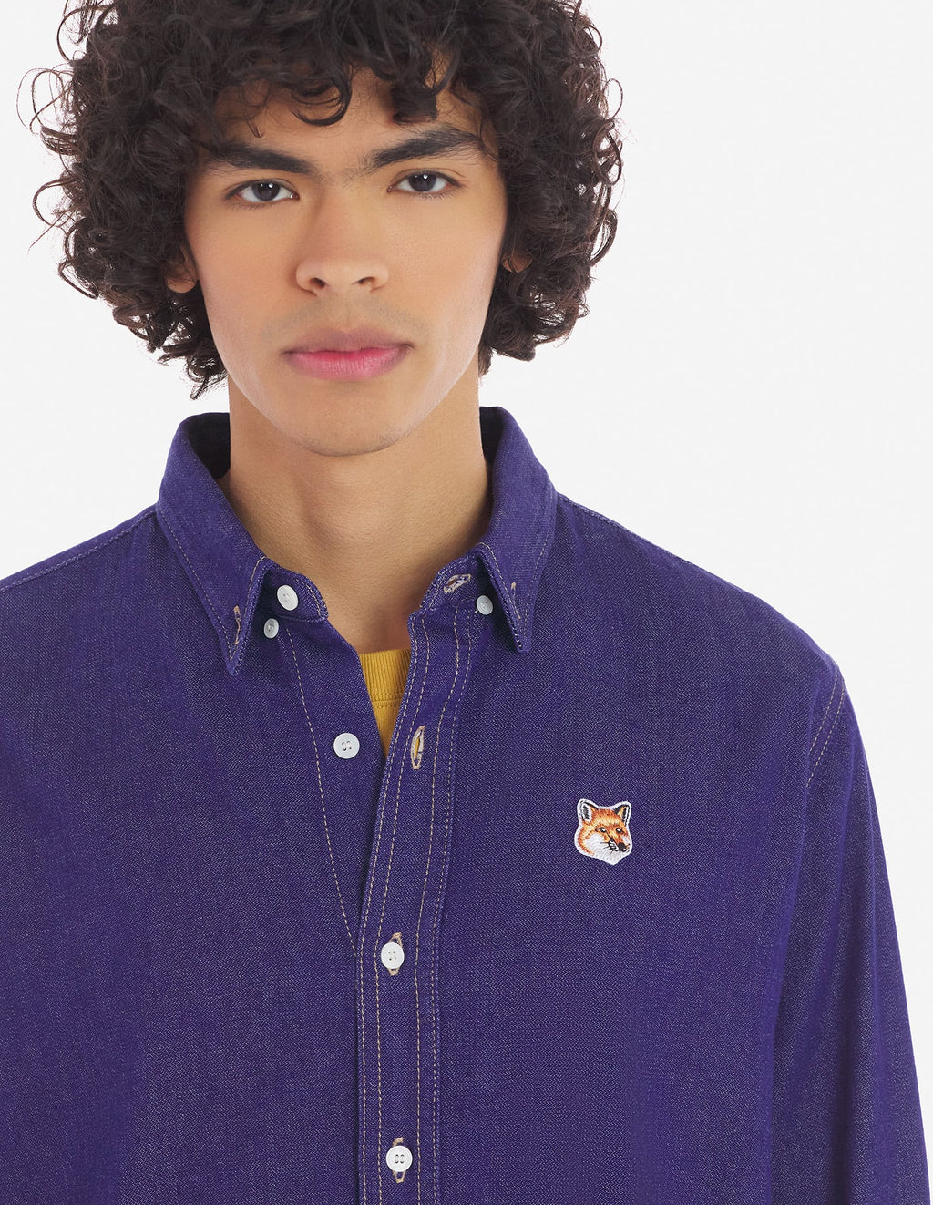  BD CASUAL SHIRT WITH INSTITUTIONAL FOX HEAD PATCH