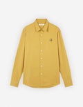  CASUAL SHIRT WITH BOLD FOX HEAD PATCH IN COTTON POPLIN