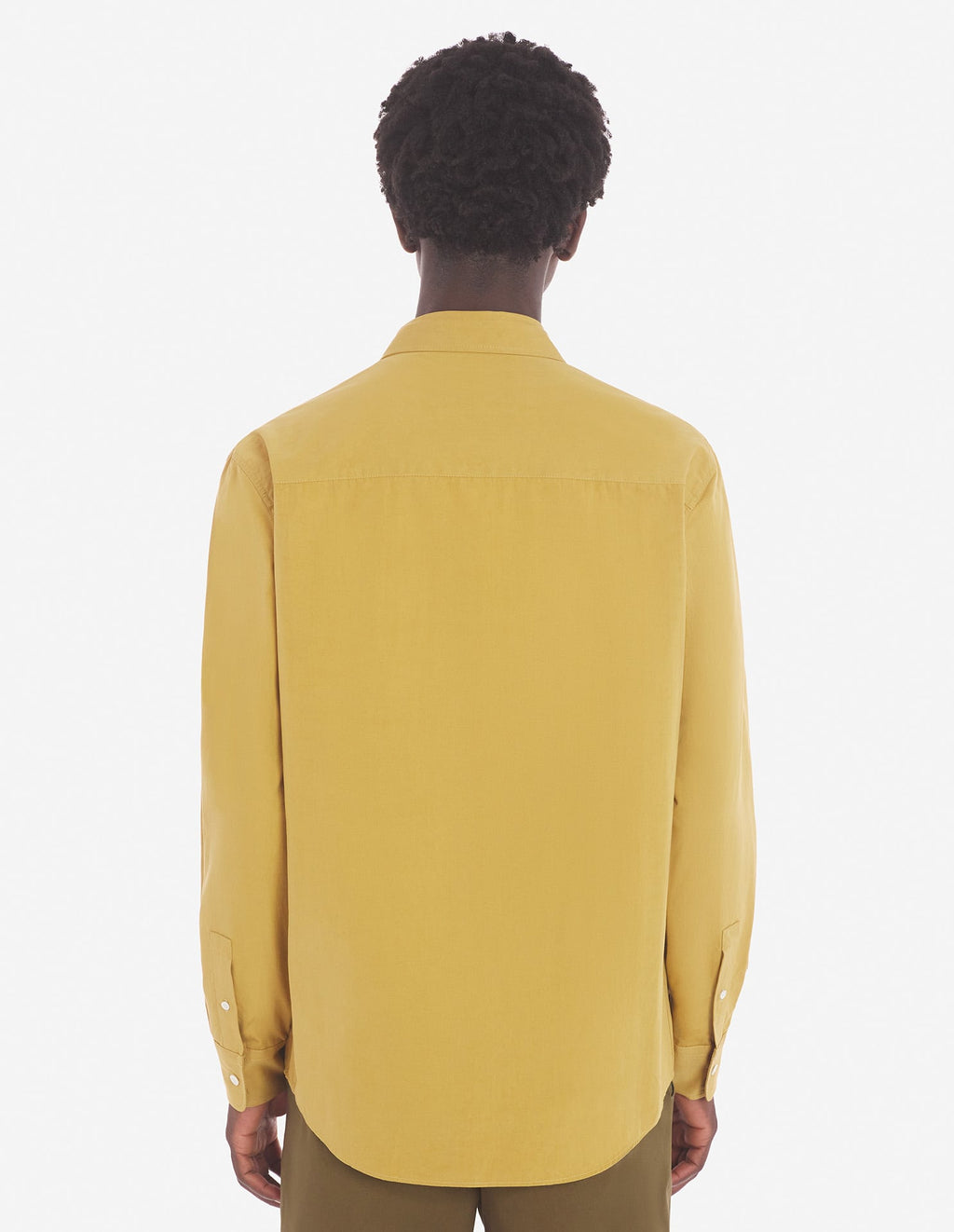  CASUAL SHIRT WITH BOLD FOX HEAD PATCH IN COTTON POPLIN