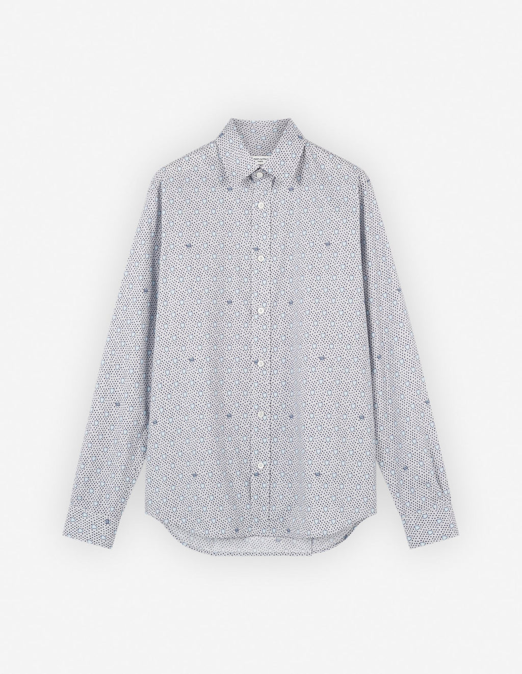  CLASSIC SHIRT IN SHIELD PRINTED COTTON