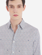  CLASSIC SHIRT IN SHIELD PRINTED COTTON