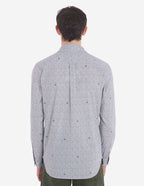  CLASSIC SHIRT IN SHIELD PRINTED COTTON