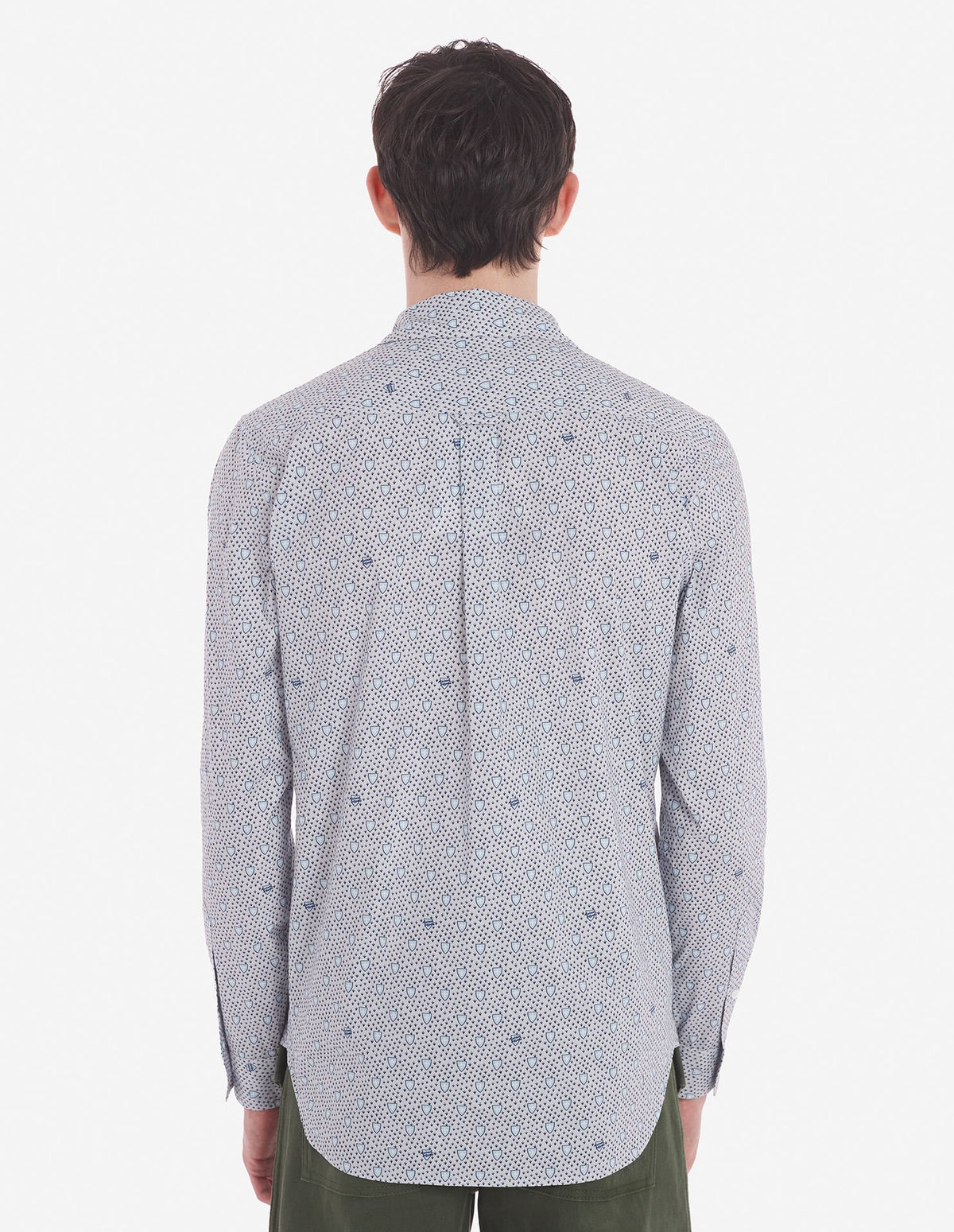  CLASSIC SHIRT IN SHIELD PRINTED COTTON