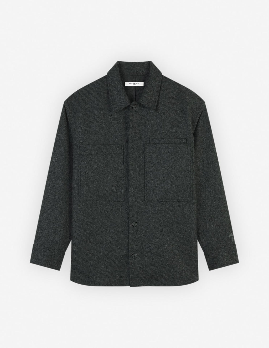  OVERSHIRT IN WOOL MELANGE