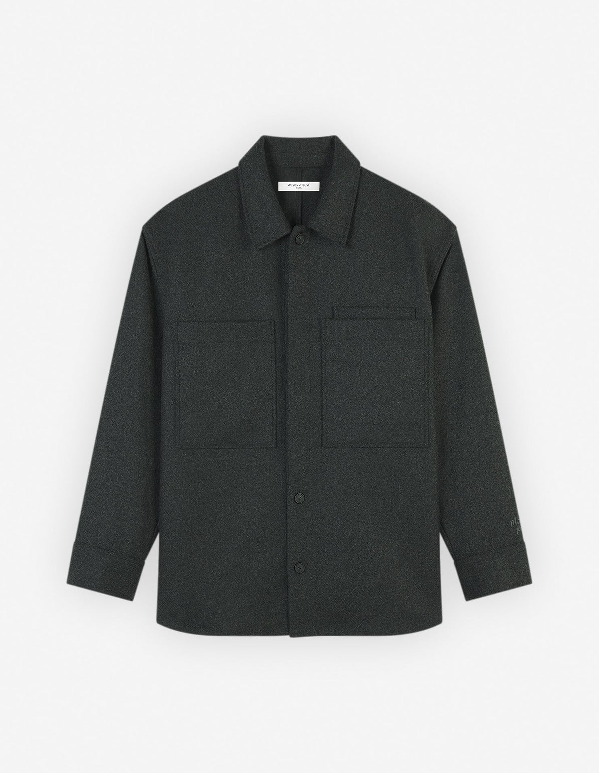  OVERSHIRT IN WOOL MELANGE
