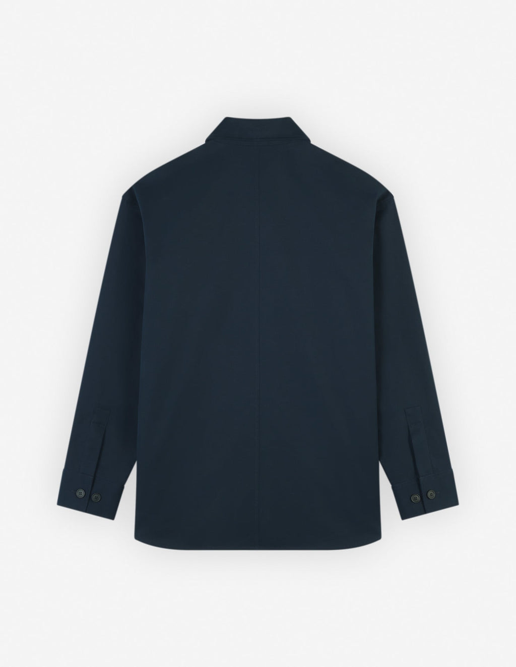  OVERSHIRT WITH BOLD FOX HEAD PATCH IN COTTON GABARDINE