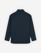  OVERSHIRT WITH BOLD FOX HEAD PATCH IN COTTON GABARDINE