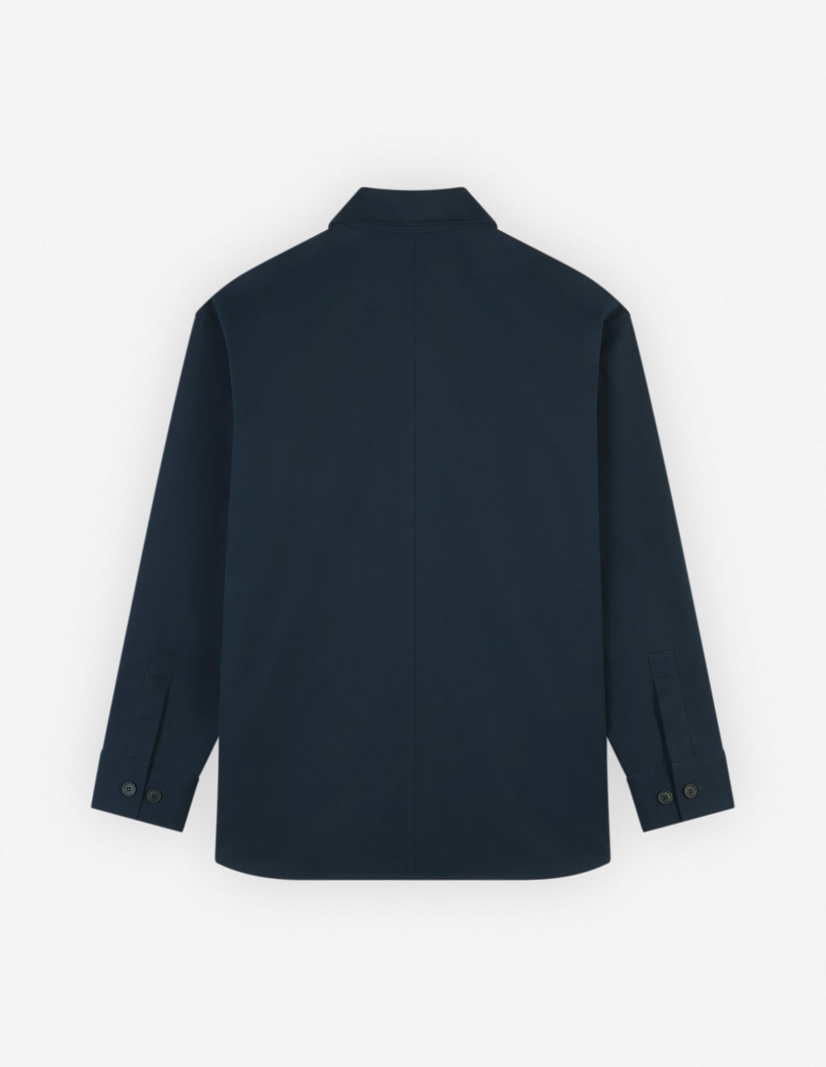  OVERSHIRT WITH BOLD FOX HEAD PATCH IN COTTON GABARDINE