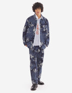  WORKWEAR OVERSHIRT IN BOUQUET CAMEO PRINTED COTTON