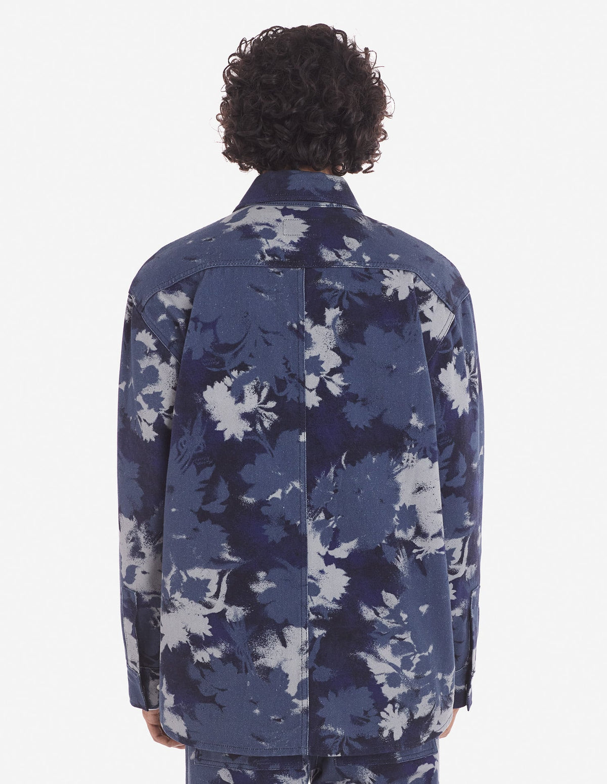 WORKWEAR OVERSHIRT IN BOUQUET CAMEO PRINTED COTTON