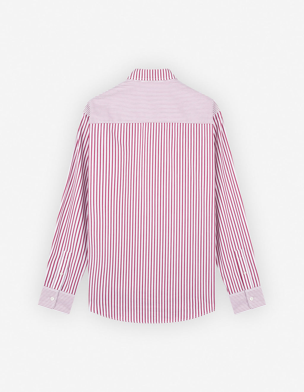 BD CASUAL SHIRT IN STRIPED COTTON WITH LOGO HANDWR