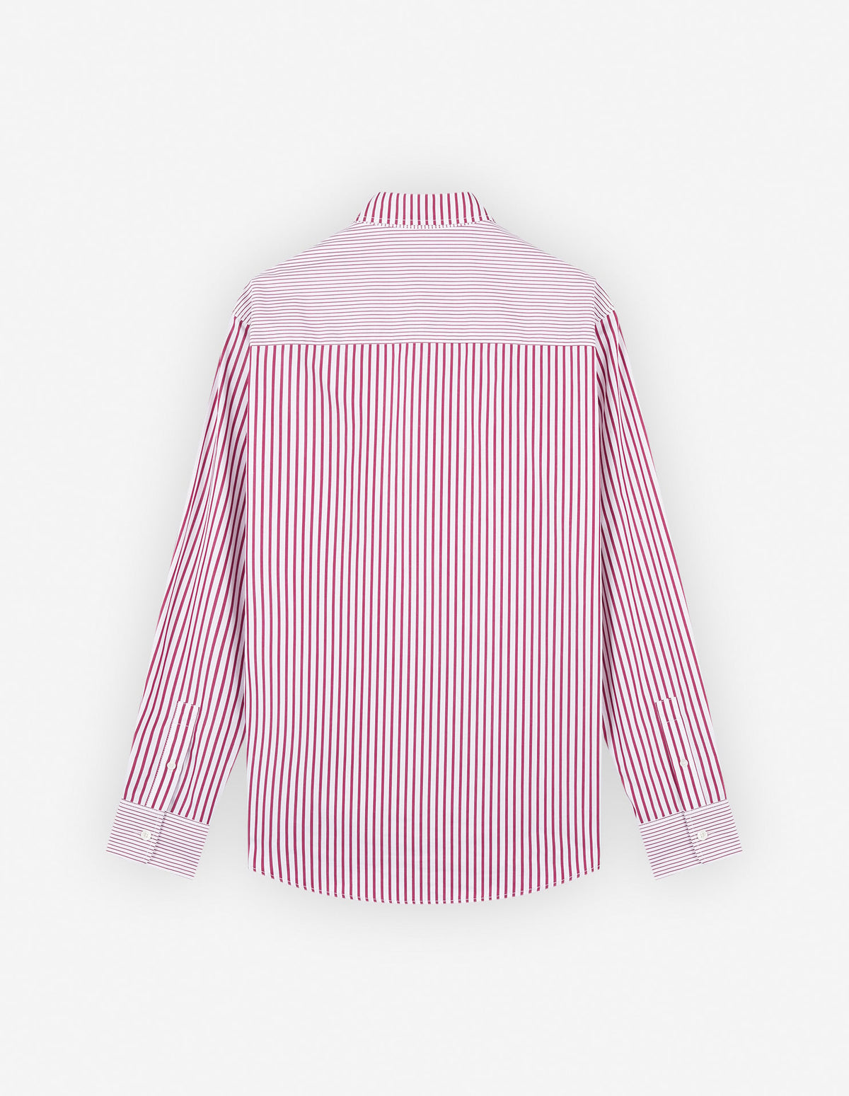  BD CASUAL SHIRT IN STRIPED COTTON WITH LOGO HANDWR