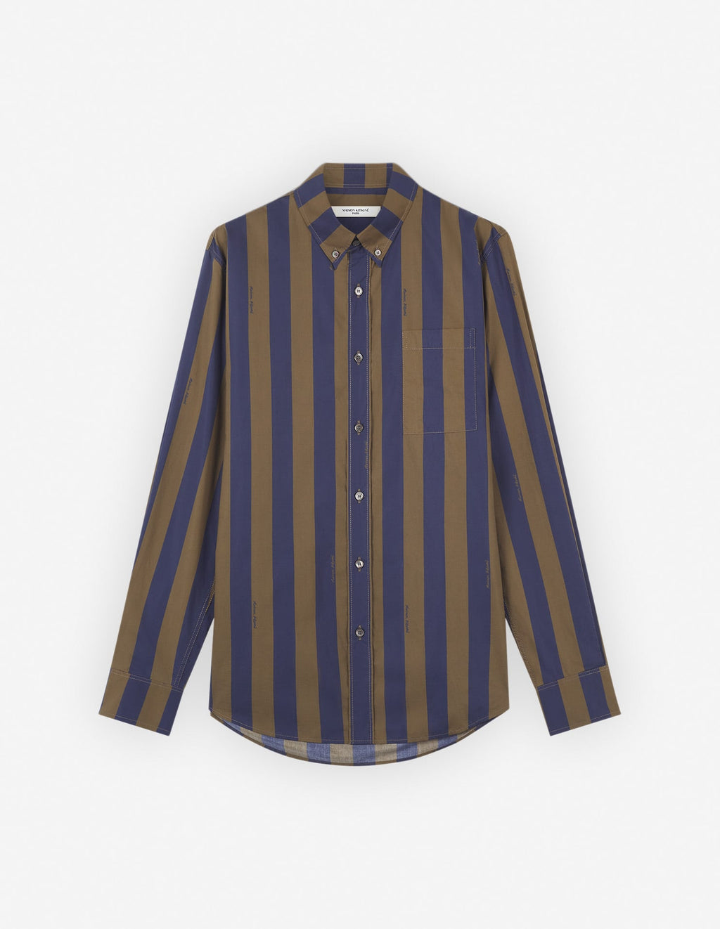  BD CASUAL SHIRT WITH CHEST POCKET IN RUGBY STRIPES