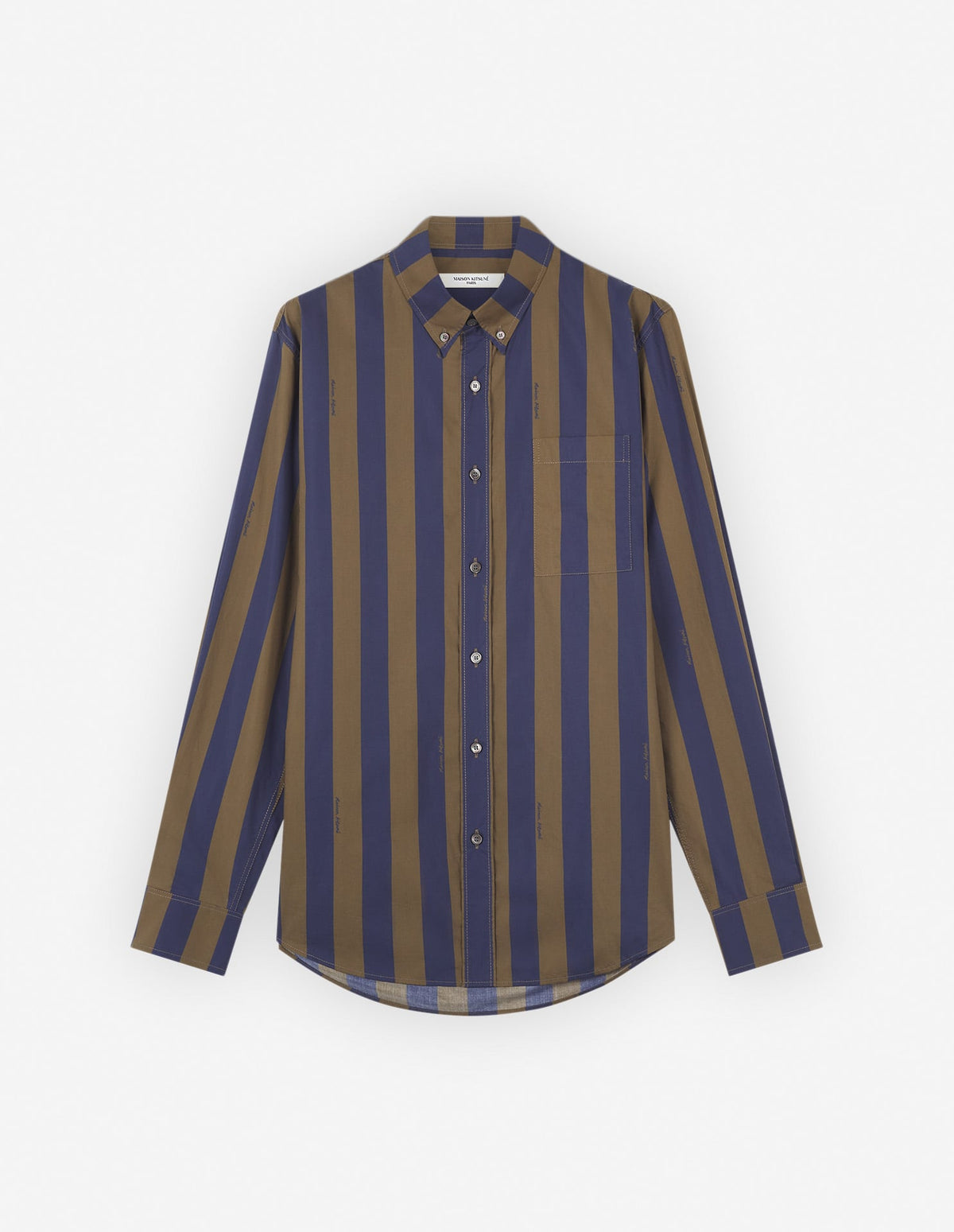  BD CASUAL SHIRT WITH CHEST POCKET IN RUGBY STRIPES