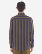  BD CASUAL SHIRT WITH CHEST POCKET IN RUGBY STRIPES