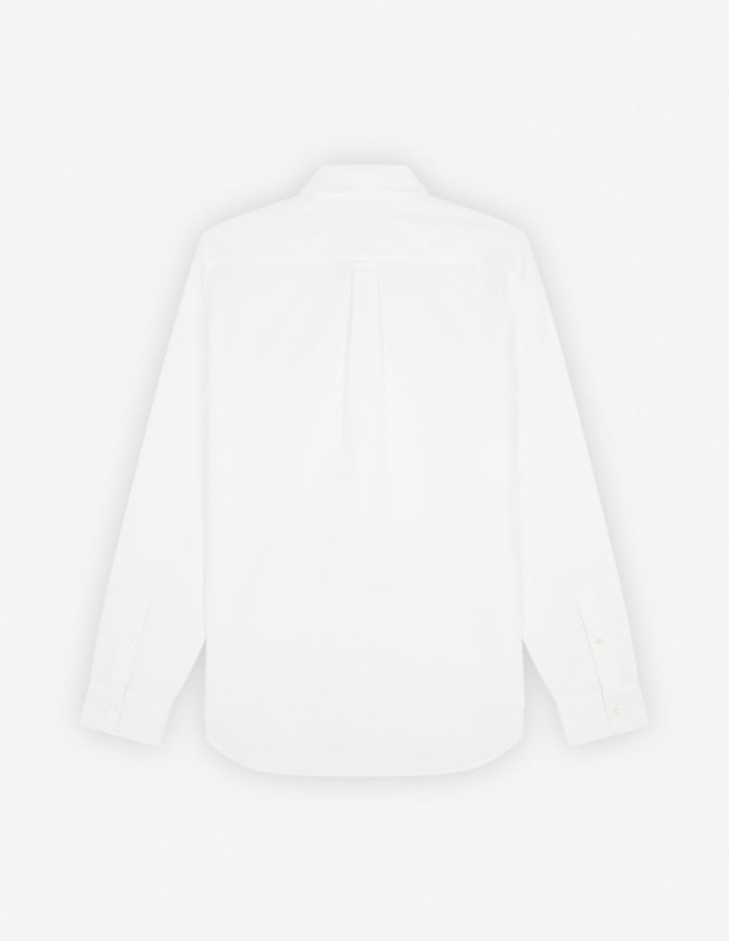  BUTTON DOWN CLASSIC SHIRT WITH GREY FOX HEAD PATCH IN OXFORD