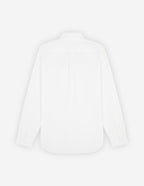  BUTTON DOWN CLASSIC SHIRT WITH GREY FOX HEAD PATCH IN OXFORD