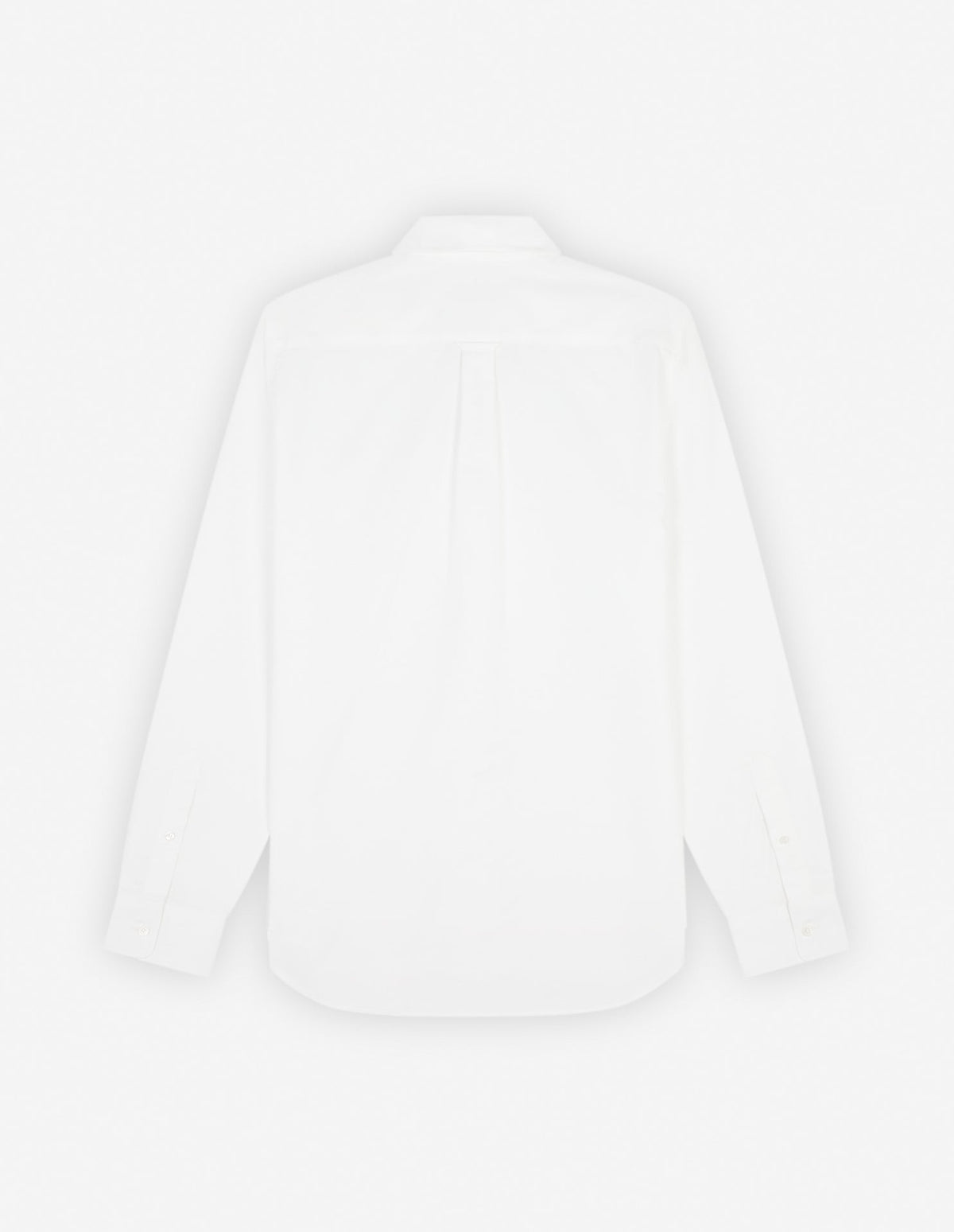  BUTTON DOWN CLASSIC SHIRT WITH GREY FOX HEAD PATCH IN OXFORD