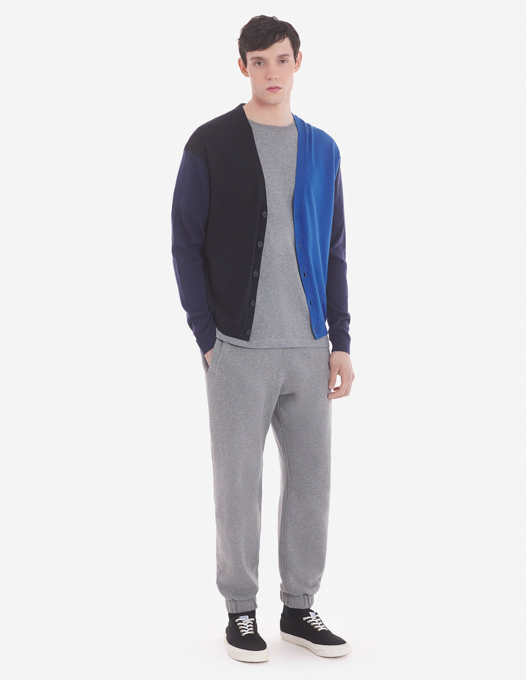  COLOUR BLOCK REGULAR CARDIGAN
