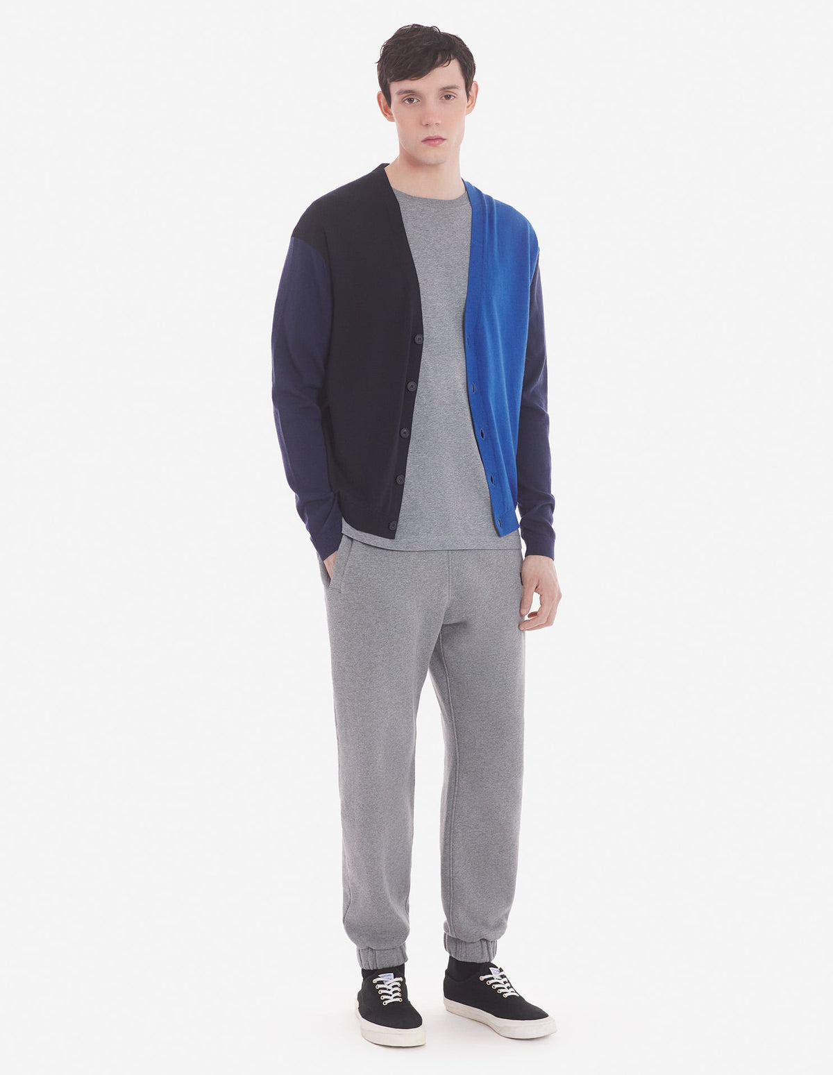  COLOUR BLOCK REGULAR CARDIGAN