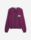  STRIPED COMFORT CARDIGAN